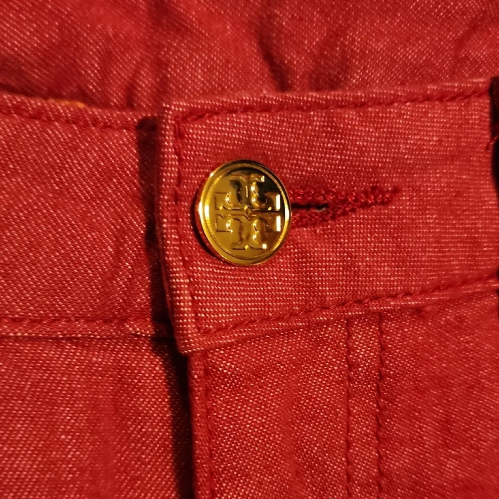 Tory Burch Red Denim Jeans 27